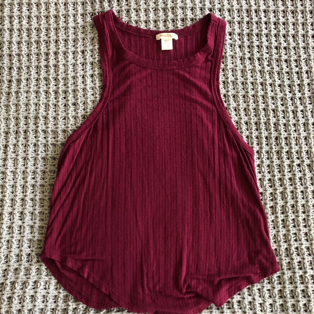 Pink Flowy Tank Top